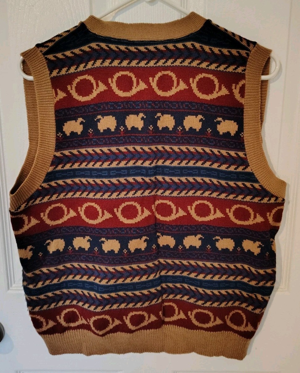 Vintage Pendleton Knockabouts Wool Button Up Vest… - image 5