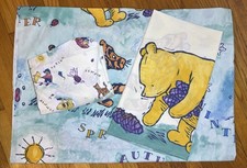 Vintage Winnie the Pooh  Tigger Four Seasons Twin Sheet Set Fitted Flat Pillow