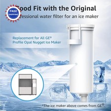 Replacement GE Opal Nugget Ice Maker Water Filter 3 Count AQUA CREST Certified