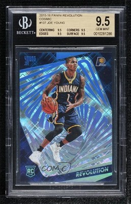 2015-16 Revolution Rookies Cosmic 1/100 Joe Young BGS 9.5 GEM MINT Rookie RC 1yj