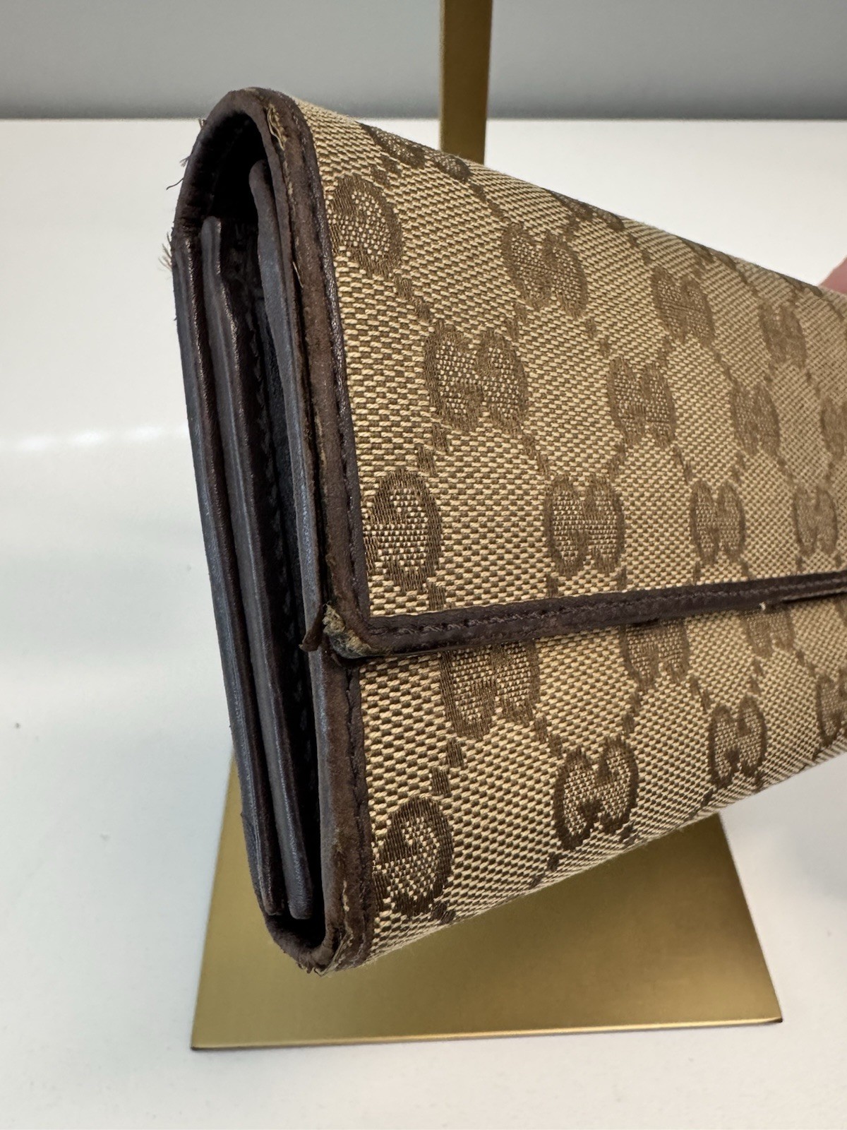 Gucci GG Canvas Long Bifold Wallet 33854 thumbnail 9