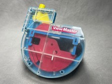 VMI View-Master Model M, Blue "push-button viewer " Made in the USA, Near-Mint