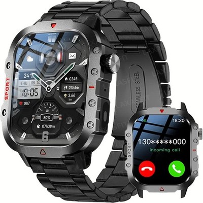 Smartwatch für Samsung Bluetooth Smartwatch Fitnessuhr Herren Damen Pulsuhr