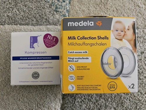 8 Multi-Mam Kompressen Und Medela Milchauffangschalen Milk Collection Shells