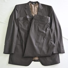 Jos. A. Bank 44L 36x32 Brown 100 Wool Gordon Mens Jacket Pants Suit