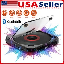 Rechargeable CD Player With Bluetooth Portable Personal Cd Players For Car Home
