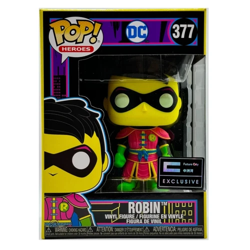 Robin Imperial Black-Light Funko POP! Batman Future City Exclusive 377 *WYSIWYG*