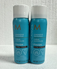 2 PACK Moroccanoil Extra Strong Hairspray TRAVEL SIZE 2.3 Oz