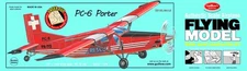 Guillow's Porter PC-6 Laser Cut Model Kit