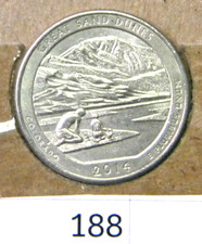 2014-P About Uncirculated Colorado Great Sand Dunes Quarter Dollar Excellent