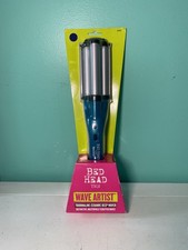 TIGI Bed Head Wave Artist Deep Waver Tourmaline Ceramic Teal Curling Iron NIB