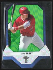 Mike Trout 2021 Topps Chrome Ben Baller Green Diamond Die Cut /99 #BD-10 Los