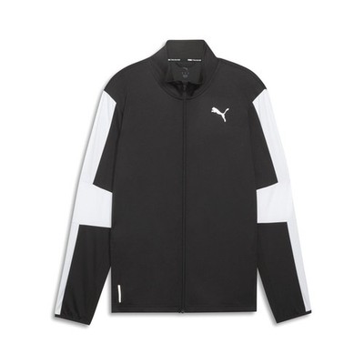 PUMA Train Favorite Blaster Full Zip Track Jacket Mens Black Casual Athletic Out
