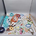 Vintage Signed And Unsigned Costume Jewelry Lot Chunky Enamel Items Preowned