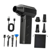 Cordless Electric Air Duster 120g Thrust 130,000 RPM , Mini Turbo Fan 