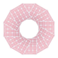 15 Sheets Month Index Label Sticker Journal Monthly Tabs Calendar Stickers