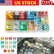 220PCS Blade Fuse Box Assortment Fuses For Car Truck RV Boat Marine Motorcycles