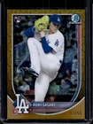 2025 Bowman Roki Sasaki Mega Box RC Gold Refractor Rookie #42/50 Dodgers