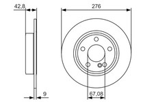 2X 0 986 479 A03 BOSCH Bremsscheibe für MERCEDES-BENZ 2X 0 986 479 A03 BOSCH Bremsscheibe für MERCEDES-BENZ