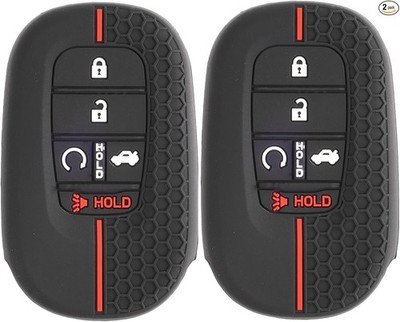 2 PCS Silicone 5 Button Remote Key Case Fob Shell Cove Style: 5 Button model 3