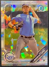 Matthew Liberatore 2019 Bowman Draft Sapphire RC Rookie Prospect Chrome Base 3