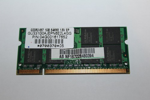Barrette Mémoire 2Go RAM DDR2 SAMSUNG M470T2953EZ3-CE6 SO-DIMM PC2-5300S