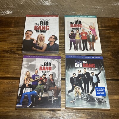 The Big Bang Theory Seasons 1-4 DVD Set (Seasons 1,2,3,4) Factory