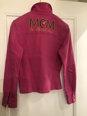 💞MCM 100% Jeansjacke Pink Größe S💞
