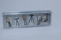 Preiser 10804 Fotografen Mit Stativ 4 Figuren 1:87 H0 Neu + Ovp