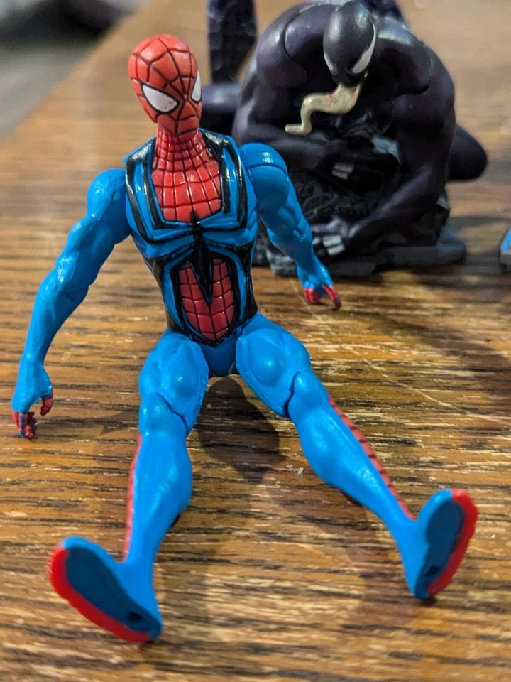 Lote de 9 figuras de acción de Spider-Man Venom Doc Oct Green Goblin Toys Marvel Hasbro Foto 4 de 4