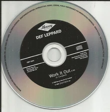 DEF LEPPARD Work it Out ULTRA RARE 1996 PROMO Radio DJ CD Single MINT