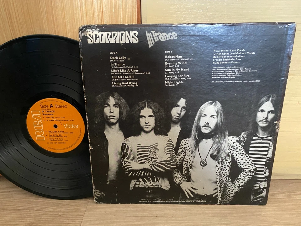 Scorpions 33 rpm Philippines 12" LP EP in trance Foto 2 de 2