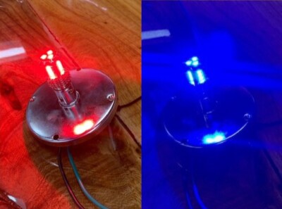 JML RED/BLUE 1157 Dual Color LED Bulb only for Watermelon Glass Lens (SET/2)