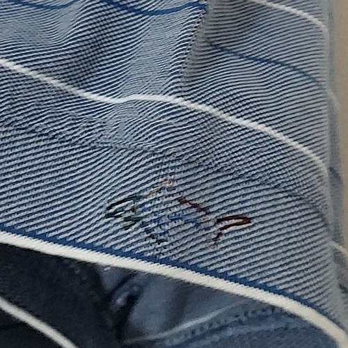 Greg Norman Striped Button Top Short Sleeve Polo - Picture 14 of 15