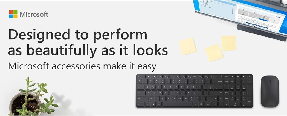 Microsoft Designer Bluetooth Desktop Keyboard and Mouse Set - Black - Image 3 of 4
