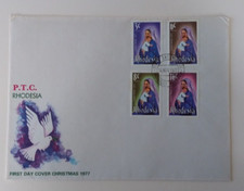 Rhodesia 1977 SG549/52 Christmas FDC