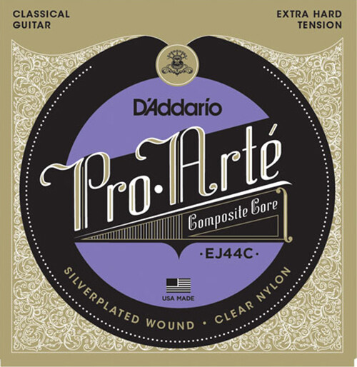 D'Addario EJ44C Composites Extra-Hard Tension Classical Guitar Strings