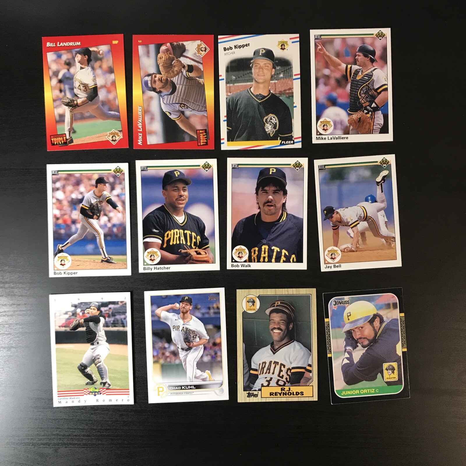 12 CARD PITTSBURGH PIRATES MLB BASEBALL LOT VG