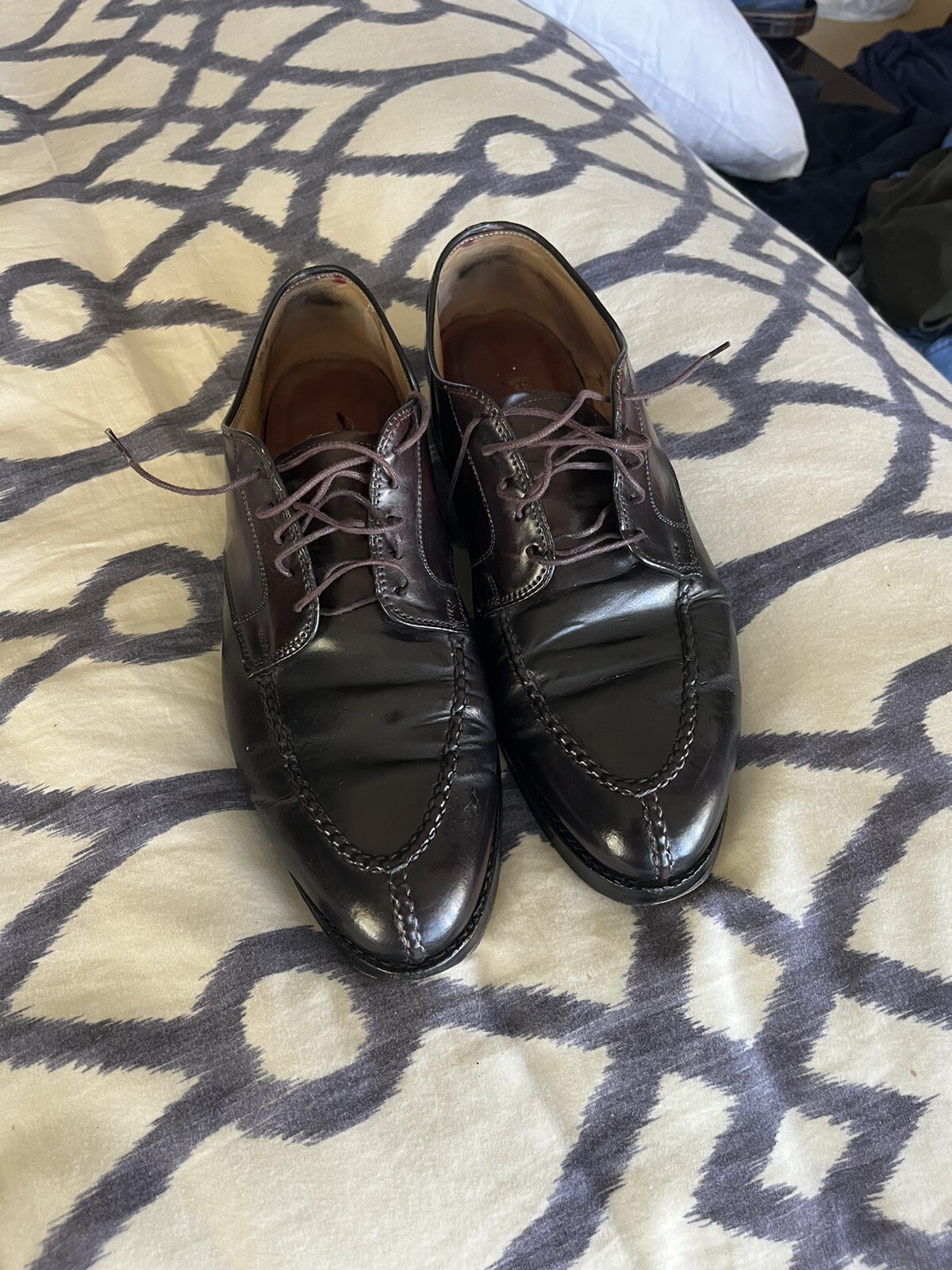 Alden 2210 Color 8 Shell Cordovan Norwegian Front Blucher