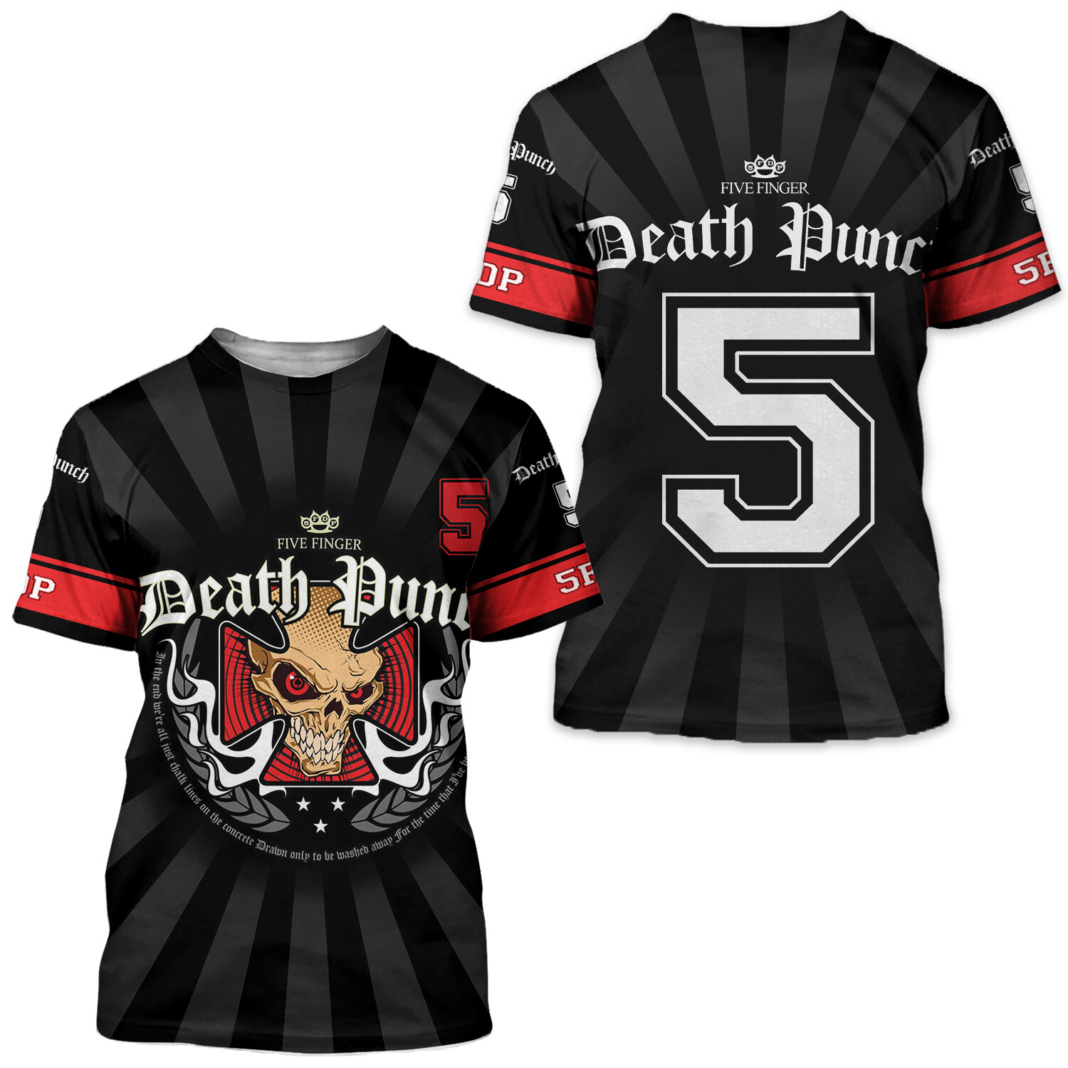 five finger death punch football jersey