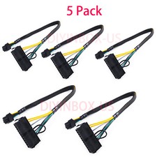 5Pack DELL 24pin to 6pin ATX Power Supply Cable For Optiplex 3050 5050 7050 7060