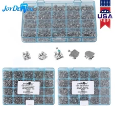 Dental Orthodontic Brackets Metal Roth MBT 022 Hooks 345 MIM Monoblock Brace