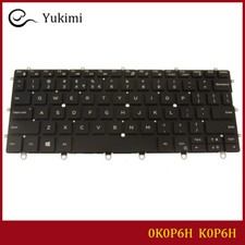 0K0P6H FOR DELL XPS 13 9365 2-in-1 Black English with Backlight Keyboard