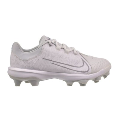 Nike Hyperdiamond 4 Pro MCS Softball Women's Cleats White-Pure Platinum