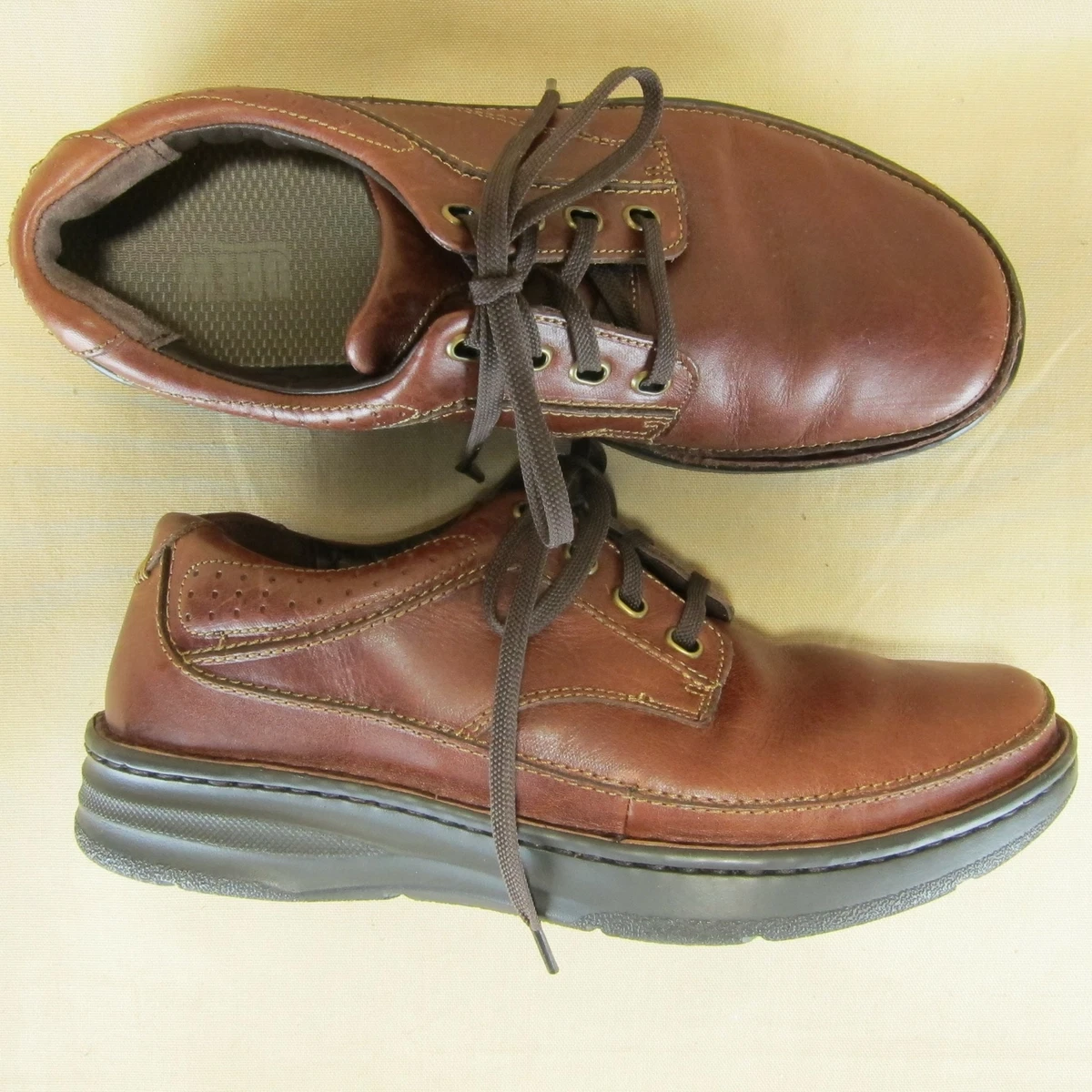 Drew Toledo Oxford Casual Dress US 8.5 M Men Leather Brown 40895