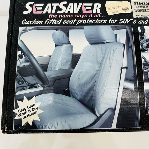 Cubierta de asiento personalizada Covercraft SeatSaver carbón 14-15 GMC Sierra 1500 SS8429PCCH - Imagen 12 de 24