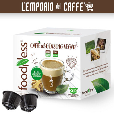 60 Kapseln Foodness Caffe Al Ginseng Vegan Modell Nescafe Dolce Gusto | eBay