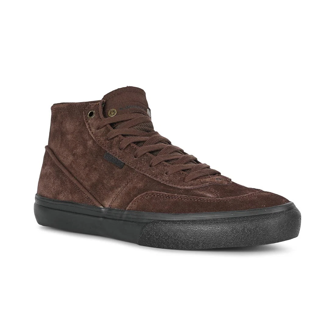 GUCCI: Sneakers G75 in camoscio e tessuto GG Supreme - Marrone