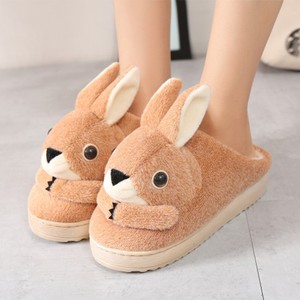 rabbit fur lined slippers