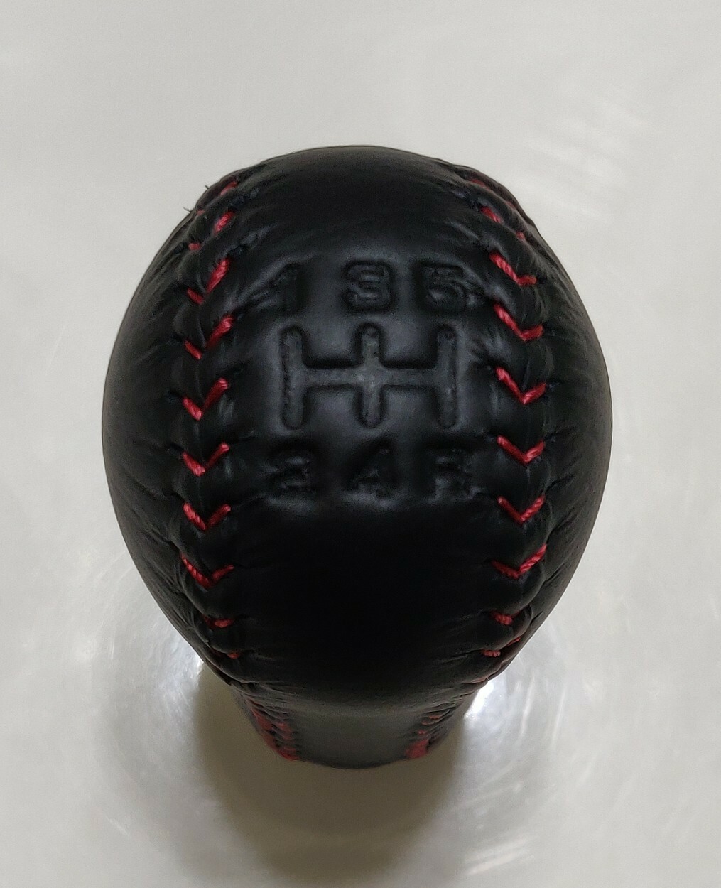 HONDA ACURA NSX NA1 NA2 91-99 shift knob Black Leather red stitch rare jdm